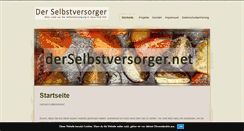 Desktop Screenshot of derselbstversorger.net