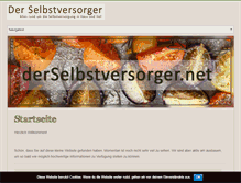 Tablet Screenshot of derselbstversorger.net